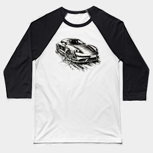 Porsche Taycan Baseball T-Shirt